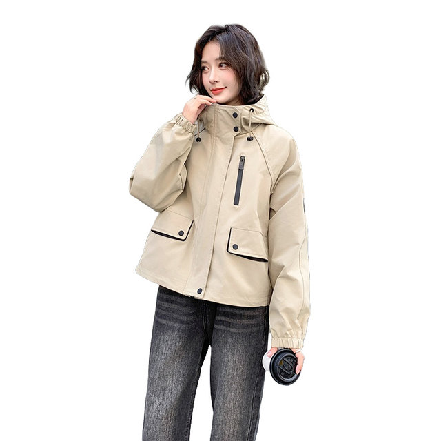 work-jacket-hooded-jacket-for-women-2024-spring-and-autumn-new-style