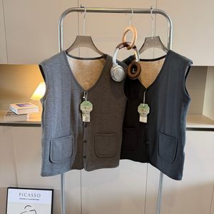 
Light and warm series! 100 sheep wool filling! Autumn and winter men's thickened velvet and versatile warm inner vest vest