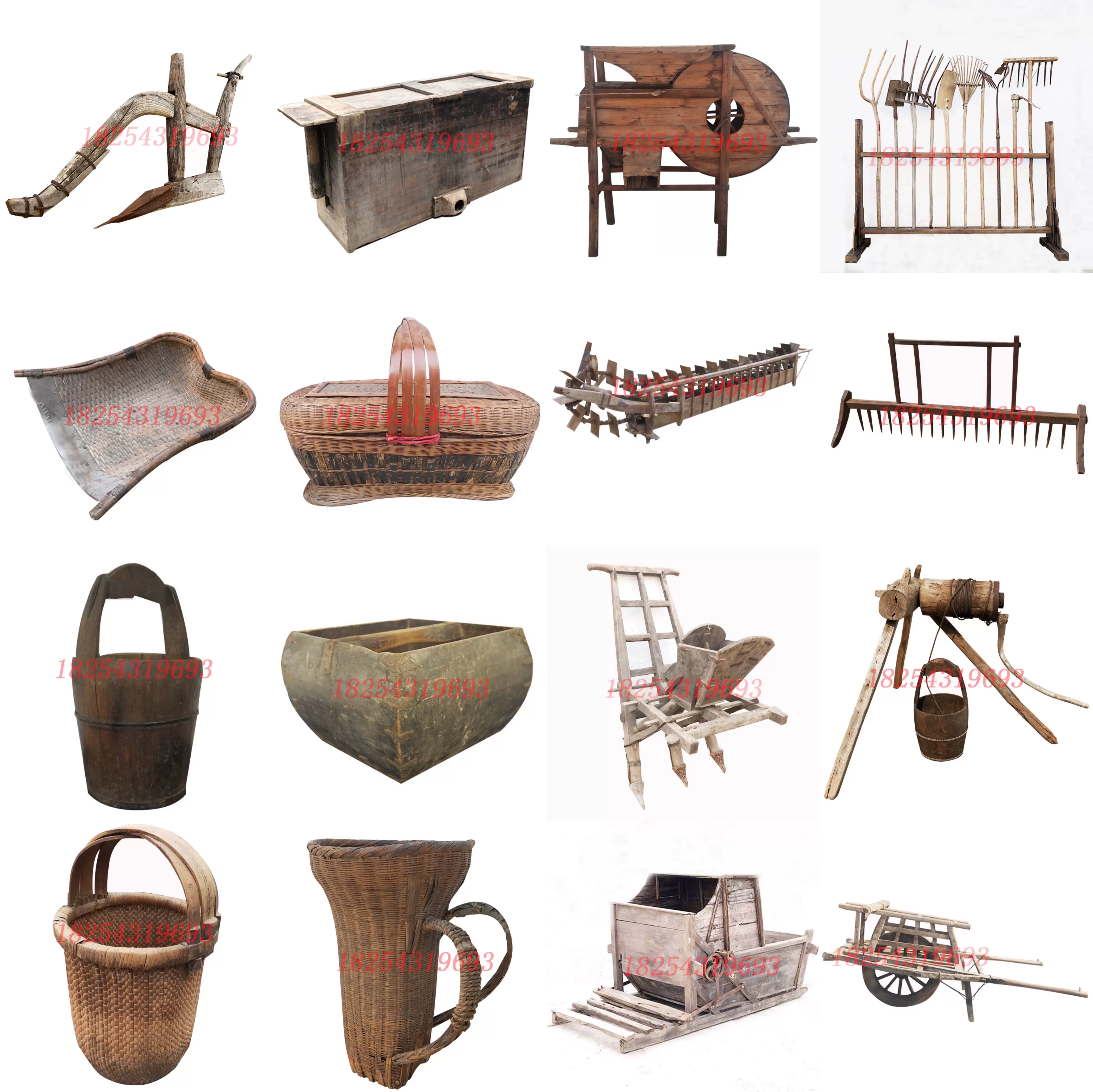 樹皮編籠 古民芸 古民具 民俗老物件农村旧农具竹编复古