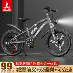 Phoenix Children's Bicycle for Boys and Girls Aged 10 to 15, 6-8-12 Years Old, Medium and Large Children's Bicycle, Student Variable-Speed Mountain Bike