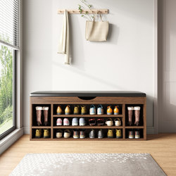 Installation-Free Shoe Cabinet for Home Entrance, Shoe-Changing Bench, Multi-Layer, Can Be Sat On, Space-Saving, New 2025 Model Shoe Rack