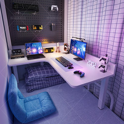 Corner Computer Desk for Bed, Lazy Laptop Table for Bunk Beds, Dormitory Home Corner Desk, Student Gaming Desk