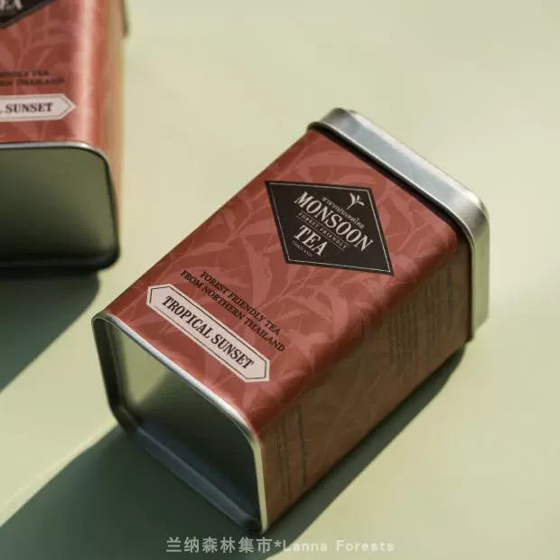 泰国茉莉花茶清迈宁曼1号Monsoon Tea森林有机绿茶送茶包散装罐装-Taobao