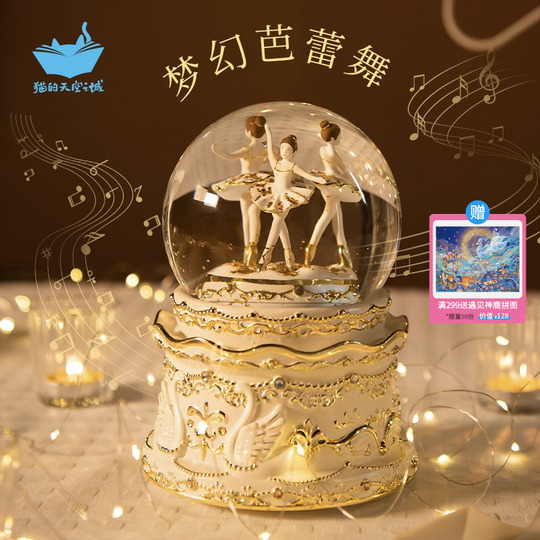 ✨早い者勝ち✨猫オルゴールプレゼント誕生日記念日キャッスルインザスカイ