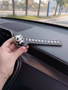 Car temporary parking, calling the phone free of charge, the hidden car creative moving in -car degraded supplies ornaments