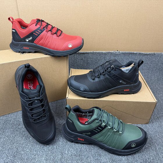 
Exported to European foreign trade spring and autumn low-cut fully waterproof outdoor hiking shoes men's shoes non-slip shock-absorbing hiking shoes sports shoes