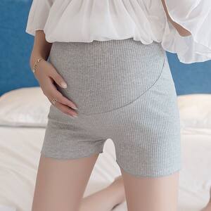 
Maternity shorts home thin style maternity leggings abdomen support comfortable maternity pants anti-exposure pregnant women safety pants summer