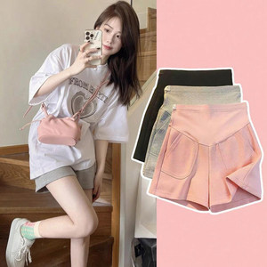 
Maternity shorts for summer thin style for wear casual wide-leg pants 2025 new style small summer leggings summer outfit