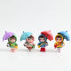 
Girl holding umbrella doll cute cartoon doll girl doll decoration handmade ornament gift