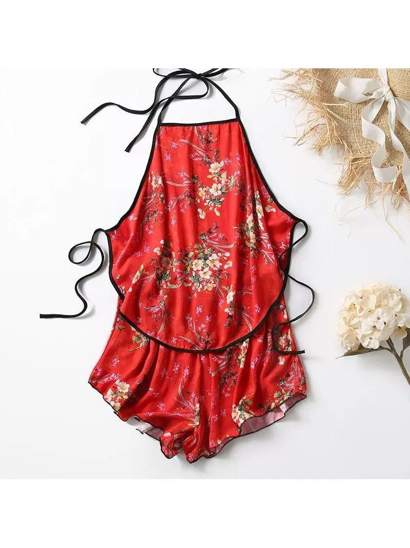 肚兜夏季女性古风复古风汉服肚兜式内衣吊带背心女感古代睡衣时尚