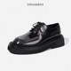 Dreambox Junbo vibram men's platform shoes are non-slip, wear-resistant, lightweight and comfortable business casual leather shoes