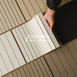 Modern Minimalist Long Strip Full-Body Mosaic Solid Color Tiles for Clothing Stores, Guest Rooms, Dining Rooms, Kitchens, and Bathrooms Wall and Floor Tiles