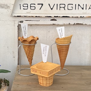 
Resin ice cream flowerpot succulent Japanese garden groceries foreign trade photography ornaments dollhouse sand plant