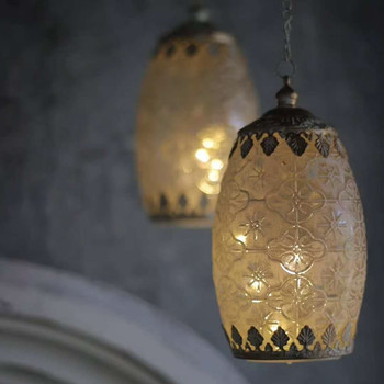 Retro Japanese wrought iron style lamp pendant garden decoration grocery home vintage ornaments ins garden
