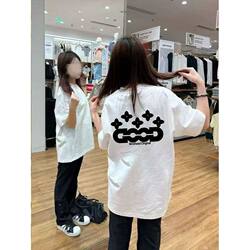 American-Style Trendy Brand Short-Sleeve T-Shirt for Men and Women, Summer 2026 New Model, Loose Design, Niche Half-Sleeve Top