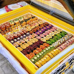 Commercial Stall Sushi Dessert Refrigerated Box Fried Chicken Burger Insulated Box Night Market Tiramisu Cake Foam Box