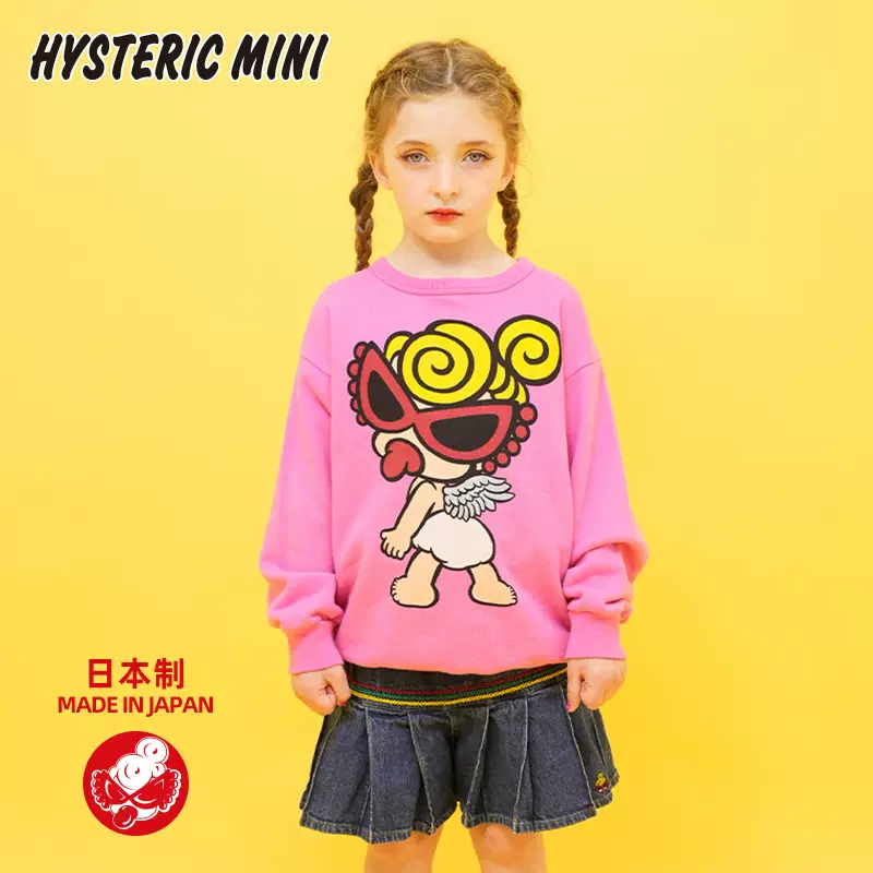 黑超奶嘴ANGEL MINI 毛圈布卫衣Hystericmini日本制冬季新款-Taobao