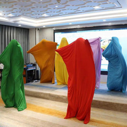 New Year's Meeting Elastic Cover Dance Props Brand New Quilt Dance Performance Funny Costume Sports Meeting Performance Faceless