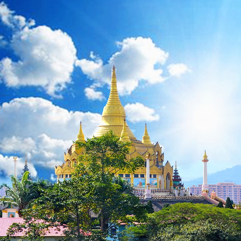 西双版纳旅游中缅边境 勐景来+独树成林+打洛国门纯玩一日游