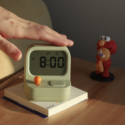Black and White Game Console Alarm Clock | Silent Retro Timer Is a Fun Self-Discipline Reminder for Students and Children to Learn and Time Themselves.
