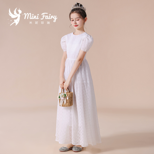 organic cotton princess dress Princess Polly Organic Cotton Smocked Mini Dress - White