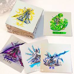 140 Pieces of Element Stickman Stickers, Battle Hand-Drawn, Passionate Decoration, Journal Stationery, DIY Waterproof Stickers