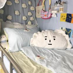 Dormitory Bed Backrest Dumpling Pillow ins Style Dormitory Single Bed Headboard Student Plush Pillow Cushion Large Pillow