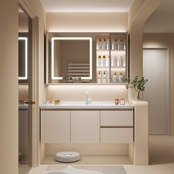 Bathroom Cabinet Integrated Basin Ceramic Washbasin Cabinet Combination Bathroom Washbasin Cabinet Combination Washbasin Bathroom Mirror Cabinet