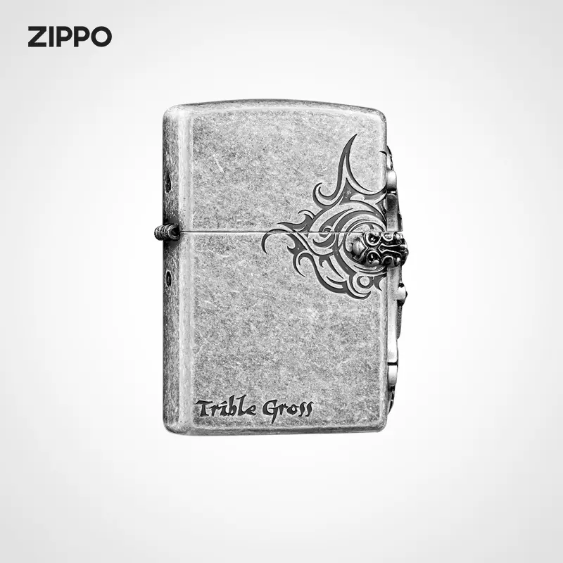 Zippo打火机之宝侧十字架仿古银Zippo官方旗舰店送男友礼物-Taobao