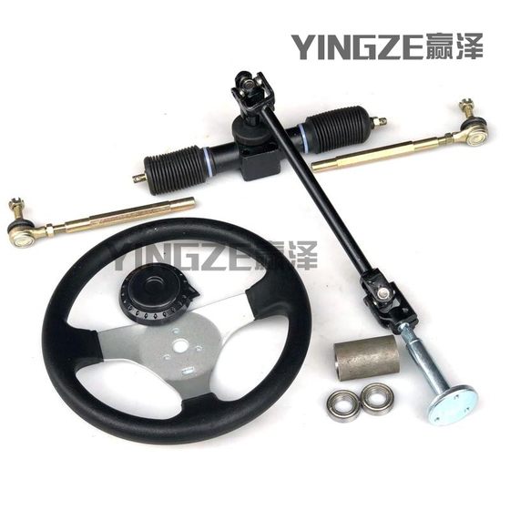 Homemade four-wheel electric vehicle beach car kart 32-42cm aluminum steering wheel steering wheel to 1.5-2.5 circle