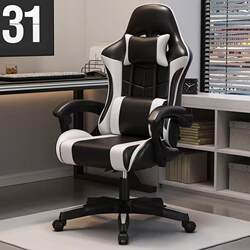 E-Sports Chair, Liftable Ergonomic Chair, Reclining Gaming Chair, Men's and Women's Home Internet Cafe Computer Chair, Sedentary Waist Protector