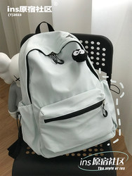 ins Unique Original Backpack for Junior High School Students, Japanese Style for Girls, American Style for High School and College Students, High Aesthetic Value