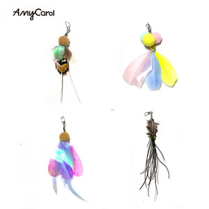 
Taiwan amy carol funny cat toy self-pleasure relief feather with bell kitten bite-resistant replacement head