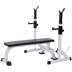 Barbell Rack Squat Rack Bench Press Fitness Equipment Home Men's Gantry Rack Bench Press Bed Barbell Set Adjustable Height