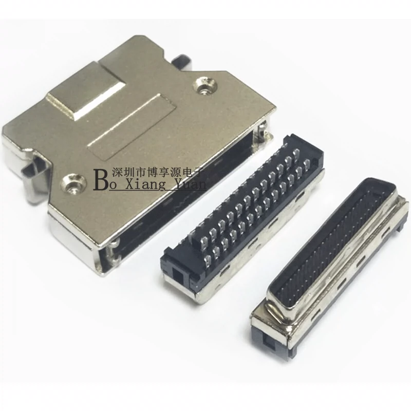 Đầu nối SCSI SCSI-68P nam loại pin loại dây hàn loại vỏ sắt loại vít DB loại khóa loại lò xo kẹp
