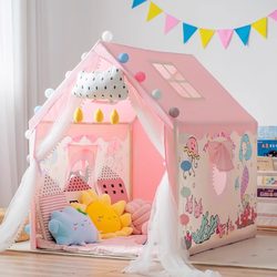 Little Dimple Children's Tent Indoor Home Baby Playhouse Princess Girl Dream Castle Small House Toy House