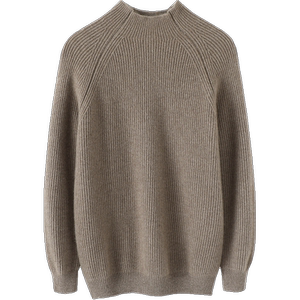 Especially good ~ semi -high -necked cashmere sweater men's pure cashmere sweater pure cashmere sweater knitting bottom shirt autumn and winter