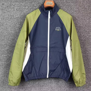 
Anta authentic men's baseball uniform 2025 summer new woven sports top stand collar single jacket 152528607
