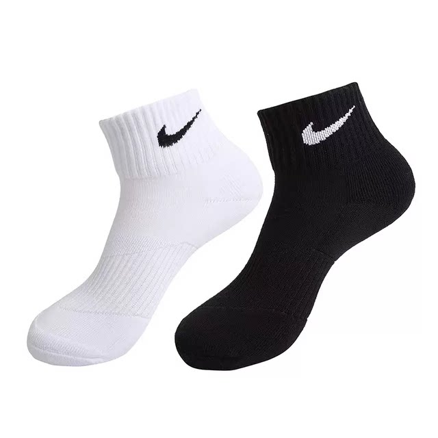 nike Nike socks spring and summer thin men's mid-calf socks autumn pure ...