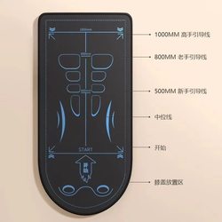 Yoga Mat with Scale, Thickened Mat Specifically for Abdominal Exercises, Men's Wheel for Fitness, Abdominal Muscle Training, Kneeling Mat for Training