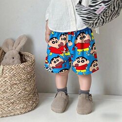 2025 Summer New Children's All-Over Print Beach Shorts Quick-Dry Shorts Boys' Casual Pants Versatile Cool Breathable