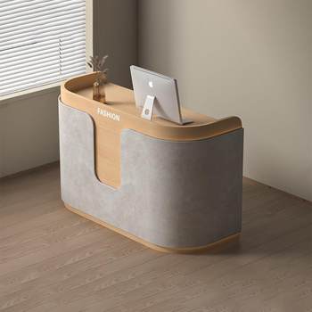 
Small paint clothing store beauty salon front desk children's clothing maternal and child store counter men's and women's clothing store cashier bar