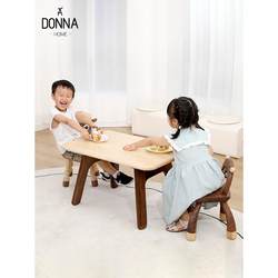 Children's desk solid wood baby study table home game table painting table handmade table toddler desk and chair set