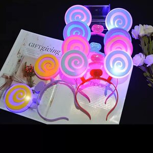 
Lollipop headband luminous headband children star headband creative kindergarten gift children hair accessories atmosphere props