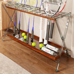 Badminton racket storage rack fitness equipment organizing rack
