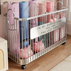 Yoga mat storage basket badminton racket storage basket