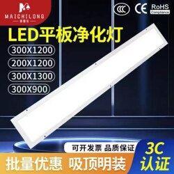 Ultra-Thin Purification Lamp Led Clean Lamp 200X1200 Flat Panel Lamp Dust-Free Workshop Hospital Operating Room Ceiling Surface Mounted