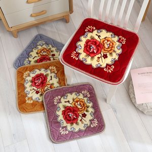 Thickened plush cushion Winter warm buttocks Cushion -anti -sliding chair cushion home table table chair stool cushion cushion