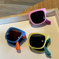Детские модные складные солнцезащитные очки, детский солнцезащитный крем для мальчиков, УФ-защита, новая коллекция, защита от солнца