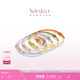 Chow Tai Fook SOINLOVE Treasure Girl Linked Colorful DIY Peaceful Knot Braided Bracelet Couple Girl